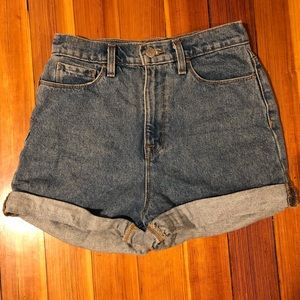 High Rise “Mom” Jean Shorts (27)